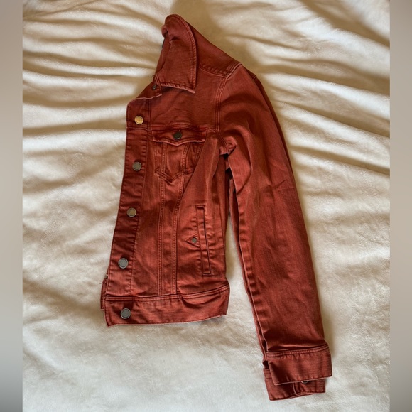NWOT XS LIVERPOOL Temma Denim Jacket - Burnt Orange - Picture 14 of 14